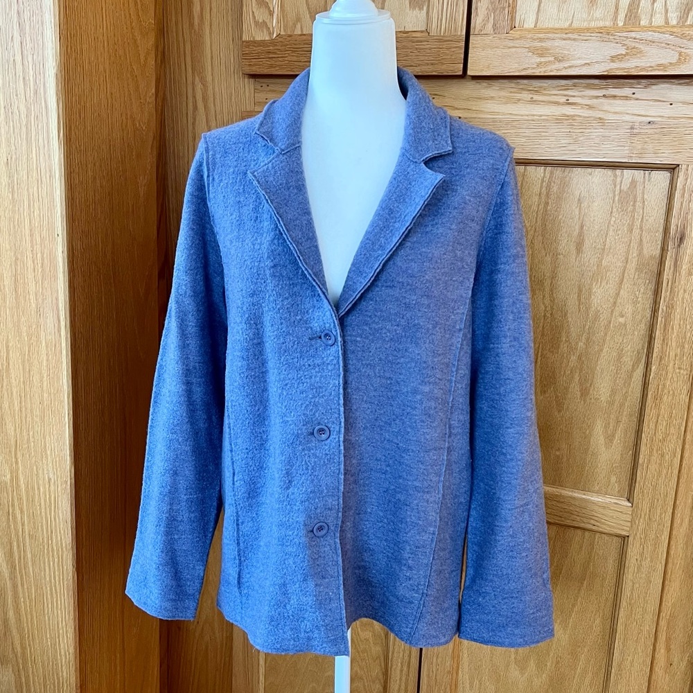 Eileen Fisher Boiled Wool Jacket  M